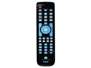 rca three-device universal remote, black rca three-device universal remote, black
