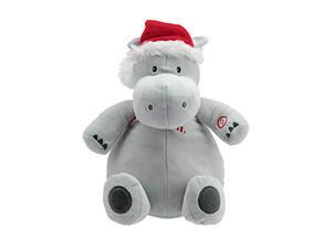 hallmark plush stuffed hippopotamus with sound, christmas themed stuffed animal hallmark plush stuffed hippopotamus with sound, christmas themed stuffed animal
