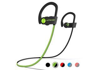 LETSCOM Bluetooth Headphones IPX7 Waterproof, Wireless Sport Earphones Bluetooth 4.1, HiFi Bass Stereo Sweatproof Earbuds w/Mic, Noise Cancelling Headset for Workout, Running, Gym, 8 Hours Play Time LETSCOM Bluetooth Headphones IPX7 Waterproof, Wireless Sport Earphones Bluetooth 4.1, HiFi Bass Stereo Sweatproof Earbuds w/Mic, Noise Cancelling Headset for Workout, Running, Gym, 8 Hours Play Time