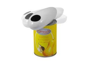 White Plastic One Touch Automatic Electric Can Tin Bottle Opener &Bottle Wrench No Hands Battery Operated Stock Offer White Plastic One Touch Automatic Electric Can Tin Bottle Opener &Bottle Wrench No Hands Battery Operated Stock Offer
