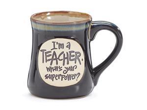 Im A Teacher. Whats Your Super Power 18 oz Porcelain Mug Im A Teacher. Whats Your Super Power 18 oz Porcelain Mug