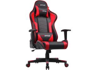 GTPOFFICE Gaming Chair Racing Style Office Ergonomic Conference Executive Manager Work Chair Leather High Back Adjustable Swivel Computer Desk Task Chair Tilt E-Sports Chair GTPOFFICE Gaming Chair Racing Style Office Ergonomic Conference Executive Manager Work Chair Leather High Back Adjustable Swivel Computer Desk Task Chair Tilt E-Sports Chair