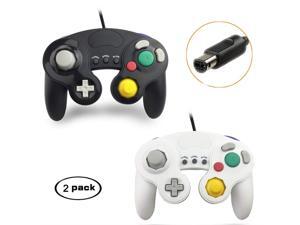 GameCube Controller Compatible with Nintendo Switch /Wii U/Wii/PC, 2 Packs Classic Wired Gamecube Controller for Switch PC Wii u with Turbo Function(Black and White) GameCube Controller Compatible with Nintendo Switch /Wii U/Wii/PC, 2 Packs Classic Wired Gamecube Controller for Switch PC Wii u with Turbo Function(Black and White)