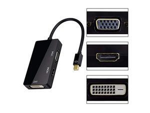 3 In 1 MDP Mini Displayport to Hdmi DVI VGA Adapter Mini DP to VGA Hdmi DVI Converter Cable Mini Display Port For Apple MacBook Air Mac Book Pro Retina MINI iMac Microsoft Surface Thinkpad 3 In 1 MDP Mini Displayport to Hdmi DVI VGA Adapter Mini DP to VGA Hdmi DVI Converter Cable Mini Display Port For Apple MacBook Air Mac Book Pro Retina MINI iMac Microsoft Surface Thinkpad