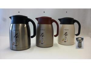 Stainless Steel Vacuum Insulated Thermal Coffee Carafe Tea Pot W/ Filter Infusr Stainless Steel Vacuum Insulated Thermal Coffee Carafe Tea Pot W/ Filter Infusr