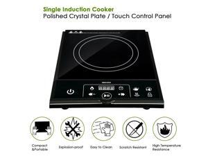 Electric Single Induction Cooker Portable Cooktop Burner 1800w Digital Hot Plate Electric Single Induction Cooker Portable Cooktop Burner 1800w Digital Hot Plate