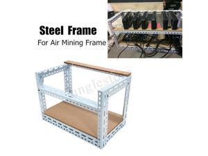4 GPU Mining Rig Aluminum Case Rack Stackable Open Air Miner Frame For ETH US 4 GPU Mining Rig Aluminum Case Rack Stackable Open Air Miner Frame For ETH US