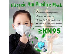 For Kids Smart Electric Face Dust Mask Air Purifying N95 Anti Dust Pollution PM2.5 With Breathable Valve Workplace Safe For Kids Smart Electric Face Dust Mask Air Purifying N95 Anti Dust Pollution PM2.5 With Breathable Valve Workplace Safe