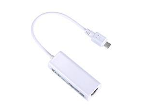 White Micro USB 2.0 Ethernet RJ45 Network Lan Adapter Card For Android Tablet White Micro USB 2.0 Ethernet RJ45 Network Lan Adapter Card For Android Tablet
