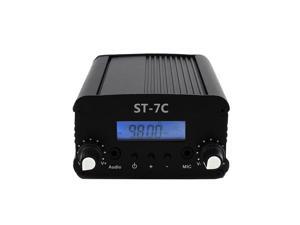 1W/7W ST-7C 76-108MHZ stereo PLL FM transmitter broadcast radio station 1W/7W ST-7C 76-108MHZ stereo PLL FM transmitter broadcast radio station