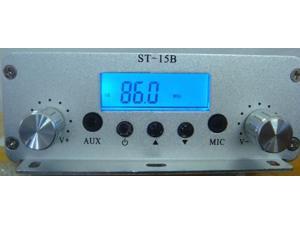 1.5W/15W Dual mode 87MHz-108MHz FM broadcast transmitter ST-15BV2 stereo PLL fm radio broadcast station 1.5W/15W Dual mode 87MHz-108MHz FM broadcast transmitter ST-15BV2 stereo PLL fm radio broadcast station