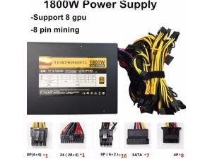 T.F.SKYWINDINTL Power Supply 1800W Bitcoin PSU Mining psu 1800W BTC 8 GPU 1060 RX570 Mining 1800W ATX Power Supply Antiminer T.F.SKYWINDINTL Power Supply 1800W Bitcoin PSU Mining psu 1800W BTC 8 GPU 1060 RX570 Mining 1800W ATX Power Supply Antiminer