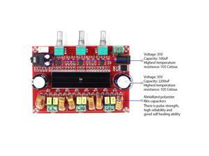 TPA3116D2 Digital Subwoofer Amplifier Board DC12V-24V 2x50W 100W XH-M139 2.1 Channel Digital Power Amplifier for DIY Audio TPA3116D2 Digital Subwoofer Amplifier Board DC12V-24V 2x50W 100W XH-M139 2.1 Channel Digital Power Amplifier for DIY Audio