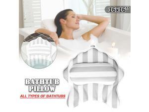 3D Mesh Bathroom Bathtub Pillow Backrest Headrest Suction Cup Bath Cushion Head Neck Rest Relax Suction Cup Bathroom Products 3D Mesh Bathroom Bathtub Pillow Backrest Headrest Suction Cup Bath Cushion Head Neck Rest Relax Suction Cup Bathroom Products