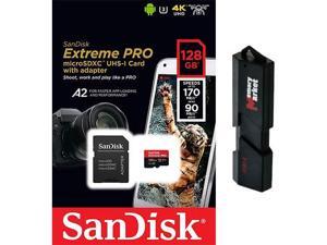 SanDisk Ultra 200GB MicroSD XC Class 10 A1 UHS-1 Mobile Memory Card up to 100MB/s Read Speed (SDSQUAR-200G) with Mini MemoryMarket MicroSD Memory Card Reader SanDisk Ultra 200GB MicroSD XC Class 10 A1 UHS-1 Mobile Memory Card up to 100MB/s Read Speed (SDSQUAR-200G) with Mini MemoryMarket MicroSD Memory Card Reader