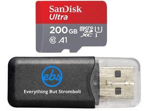 SanDisk 200GB Ultra Micro SDXC Memory Card Bundle Works with Samsung Galaxy J7 Duo, J7 Refine, J7 Star Cell Phone UHS-I Class 10 (SDSQUAR-200G-GN6MN) Plus Everything But Stromboli (TM) Card Reader SanDisk 200GB Ultra Micro SDXC Memory Card Bundle Works with Samsung Galaxy J7 Duo, J7 Refine, J7 Star Cell Phone UHS-I Class 10 (SDSQUAR-200G-GN6MN) Plus Everything But Stromboli (TM) Card Reader