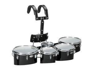 Sound Percussion Labs Birch Marching Quints with Carrier 6/8/10/12/13 Black Sound Percussion Labs Birch Marching Quints with Carrier 6/8/10/12/13 Black