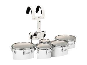 Sound Percussion Labs Birch Marching Quints with Carrier 6/8/10/12/13 White Sound Percussion Labs Birch Marching Quints with Carrier 6/8/10/12/13 White
