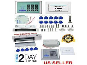 New 1100 LBs Kit Electromagnetic Magnetic Electric Door Lock Access Control HS New 1100 LBs Kit Electromagnetic Magnetic Electric Door Lock Access Control HS