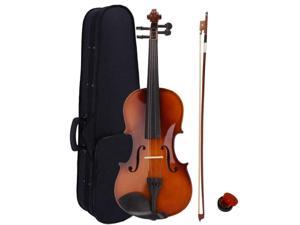 New Acoustic Violin 4/4 Full Size with Case and Bow Rosin Natural New Acoustic Violin 4/4 Full Size with Case and Bow Rosin Natural