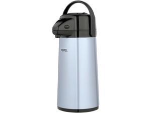 Thermos PP1920TRI2 - 2 Quart (64oz) Stainless Steel Pump Pot Beverage Dispenser Thermos PP1920TRI2 - 2 Quart (64oz) Stainless Steel Pump Pot Beverage Dispenser
