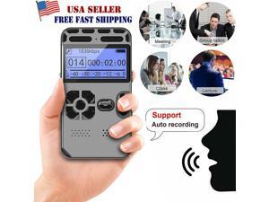 64GB Rechargeable LCD Digital Audio Sound Voice Recorder Dictaphone MP3 Player 64GB Rechargeable LCD Digital Audio Sound Voice Recorder Dictaphone MP3 Player
