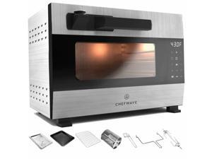Christoph Digital Pressure Oven and Rotisserie, 27qt, 1600W and Accessories Christoph Digital Pressure Oven and Rotisserie, 27qt, 1600W and Accessories