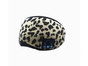 Sleep Headphones Bluetooth Sleep Mask Wireless Bluetooth Sleeping Eye Mask Headphones Travel Eye Shades with Built-in Speakers Microphone Handsfree Leopard Sleep Headphones Bluetooth Sleep Mask Wireless Bluetooth Sleeping Eye Mask Headphones Travel Eye Shades with Built-in Speakers Microphone Handsfree Leopard