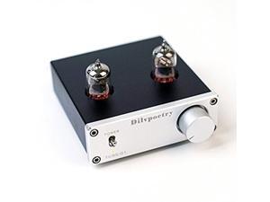 Dilvpoetry TUBE-01 Preamp 6J1 Vacuum Tube Amplifier Buffer Mini HiFi Preamplifier DC12V2A Dilvpoetry TUBE-01 Preamp 6J1 Vacuum Tube Amplifier Buffer Mini HiFi Preamplifier DC12V2A