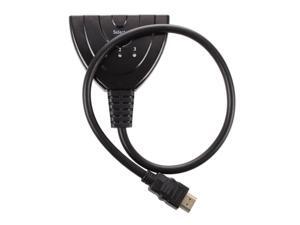 HDMI Switch with 3 Port Full HD, black HDMI Switch with 3 Port Full HD, black