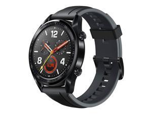Huawei Watch GT 2018 Bluetooth SmartWatch,Ultra-Thin Longer Lasting Battery Life,Compatible with iPhone and Android (Black (Silicone Strap)) Contains SUNG-LL Screen Protector Huawei Watch GT 2018 Bluetooth SmartWatch,Ultra-Thin Longer Lasting Battery Life,Compatible with iPhone and Android (Black (Silicone Strap)) Contains SUNG-LL Screen Protector