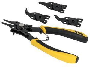 Titan TTN-18402 4-in-1 Combination Internal/external Snap Ring Plier Set Titan TTN-18402 4-in-1 Combination Internal/external Snap Ring Plier Set