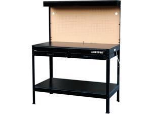 The WORKPRO Multi Purpose Workbench with Work Light The WORKPRO Multi Purpose Workbench with Work Light