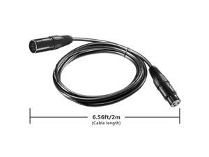 Neewer 6.5 Foot DMX Stage Light Cables Wires with 5 pin Male to 3 pin Female Neewer 6.5 Foot DMX Stage Light Cables Wires with 5 pin Male to 3 pin Female