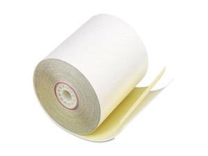 Paper Rolls, Two Ply Receipt Rolls, 3" x 90 ft, White/Canary , 50/Carton Paper Rolls, Two Ply Receipt Rolls, 3" x 90 ft, White/Canary , 50/Carton