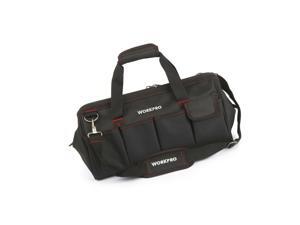 WORKPRO W081023A Close Top Storage Tool Bag, 18", Black/Red WORKPRO W081023A Close Top Storage Tool Bag, 18", Black/Red