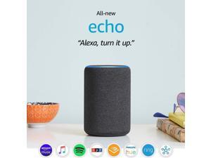 All-new Echo (3rd Gen)- Smart speaker with Alexa- Charcoal All-new Echo (3rd Gen)- Smart speaker with Alexa- Charcoal