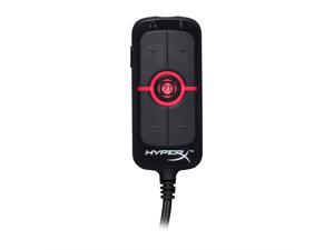 HyperX Amp USB Sound Card - Virtual 7.1 Surround Sound - Works with PC/PS4 - Plug and Play Audio Upgrade for Stereo Headsets (HX-USCCAMSS-BK) HyperX Amp USB Sound Card - Virtual 7.1 Surround Sound - Works with PC/PS4 - Plug and Play Audio Upgrade for Stereo Headsets (HX-USCCAMSS-BK)