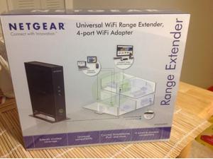 Netgear WN2000RPT-111NAS N300 WiFi Range Extender, Black Netgear WN2000RPT-111NAS N300 WiFi Range Extender, Black