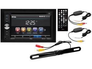 BOSS Audio Systems B9351WRC Double Din, Touchscreen, Bluetooth, DVD CD MP3 USB SD AM FM Car Stereo, 6.2 Inch Digital LCD Monitor, Wireless Remote, Wireless Rear License Plate Camera. BOSS Audio Systems B9351WRC Double Din, Touchscreen, Bluetooth, DVD CD MP3 USB SD AM FM Car Stereo, 6.2 Inch Digital LCD Monitor, Wireless Remote, Wireless Rear License Plate Camera.