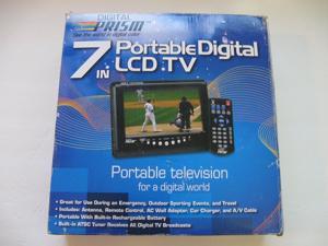 Digital Prism ATSC-710 7" Portable Handheld LCD TV with Built in ATSC/NTSC Tuner (Black) Digital Prism ATSC-710 7" Portable Handheld LCD TV with Built in ATSC/NTSC Tuner (Black)