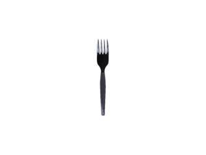 Dixie FM517 Plastic Tableware, Heavy Mediumweight Forks, Black, 1000/Carton Dixie FM517 Plastic Tableware, Heavy Mediumweight Forks, Black, 1000/Carton