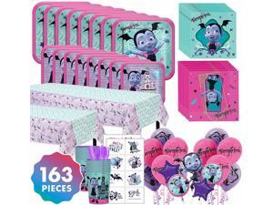 Vampirina Party Kit For 16 163 pc w/ Tableware Balloons and Favor Cups Vampirina Party Kit For 16 163 pc w/ Tableware Balloons and Favor Cups