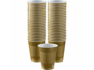 Gold Plastic Cup Party Pack 16 oz. 50 count per Pack for Large Events Tableware Gold Plastic Cup Party Pack 16 oz. 50 count per Pack for Large Events Tableware