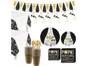 Celebrate the New Year Tableware Kit, 100 Guests, Party Supplies and Decor Celebrate the New Year Tableware Kit, 100 Guests, Party Supplies and Decor