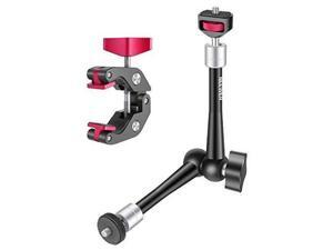 Neewer 11 inches Adjustable Articulating Friction Magic Arm with Super Clamp, Robust Aluminum Alloy for DSLR/Mirrorless Cameras, Camcorders, LED Light, Flash Light, Field Monitor Video Vlog Rig Neewer 11 inches Adjustable Articulating Friction Magic Arm with Super Clamp, Robust Aluminum Alloy for DSLR/Mirrorless Cameras, Camcorders, LED Light, Flash Light, Field Monitor Video Vlog Rig