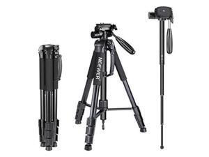 Neewer Portable 70 inches/177 centimeters Aluminum Alloy Camera Tripod Monopod with 3-Way Swivel Pan Head,Bag for DSLR Camera,DV Video Camcorder,Load up to 8.8 pounds/4 kilograms Neewer Portable 70 inches/177 centimeters Aluminum Alloy Camera Tripod Monopod with 3-Way Swivel Pan Head,Bag for DSLR Camera,DV Video Camcorder,Load up to 8.8 pounds/4 kilograms