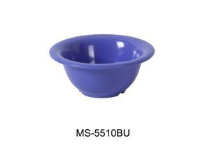 Yanco MS-5510BU Mile Stone Soup Bowl, 10 OZ Capacity, 2.25" Height, 5.5" Diameter, Melamine, Bule Color, Pack of 48 Yanco MS-5510BU Mile Stone Soup Bowl, 10 OZ Capacity, 2.25" Height, 5.5" Diameter, Melamine, Bule Color, Pack of 48