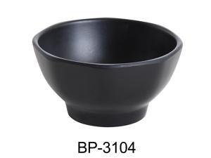 Yanco BP-3104 Black Pearl 4.5" MISO SOUP BOWL 10 OZ, 4.5" Diameter, 2.5" Height, Melamine, Black Color with Matting Finish, Pack of 48 Yanco BP-3104 Black Pearl 4.5" MISO SOUP BOWL 10 OZ, 4.5" Diameter, 2.5" Height, Melamine, Black Color with Matting Finish, Pack of 48
