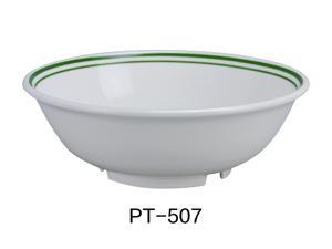 Yanco PT-507 Pine Tree Rim Soup Bowl, 32 oz Capacity, 7.5" Diameter, 2.5" Height, Melamine, Pack of 48 Yanco PT-507 Pine Tree Rim Soup Bowl, 32 oz Capacity, 7.5" Diameter, 2.5" Height, Melamine, Pack of 48